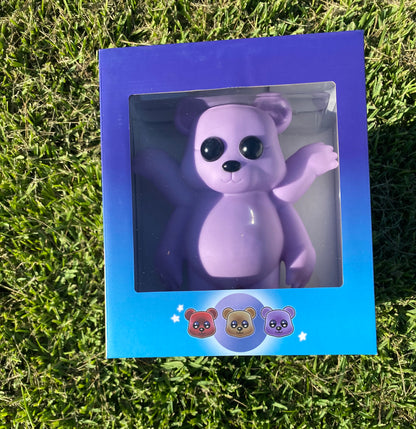 Lilac Bearz Vinyl Art Toy.
